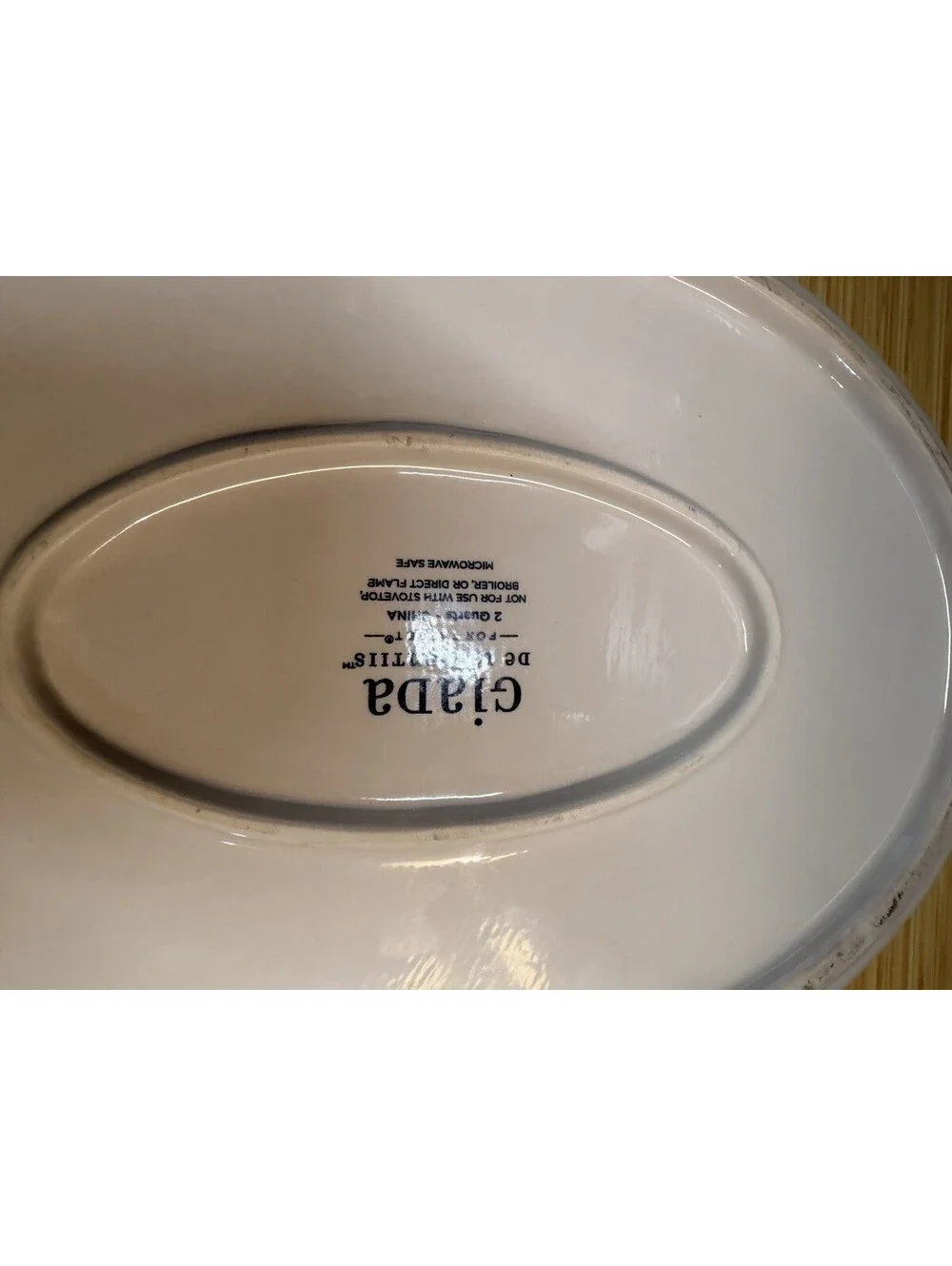 Giada De Laurentiis For Target 2 Quart Ceramic Oval Baker Stoneware *